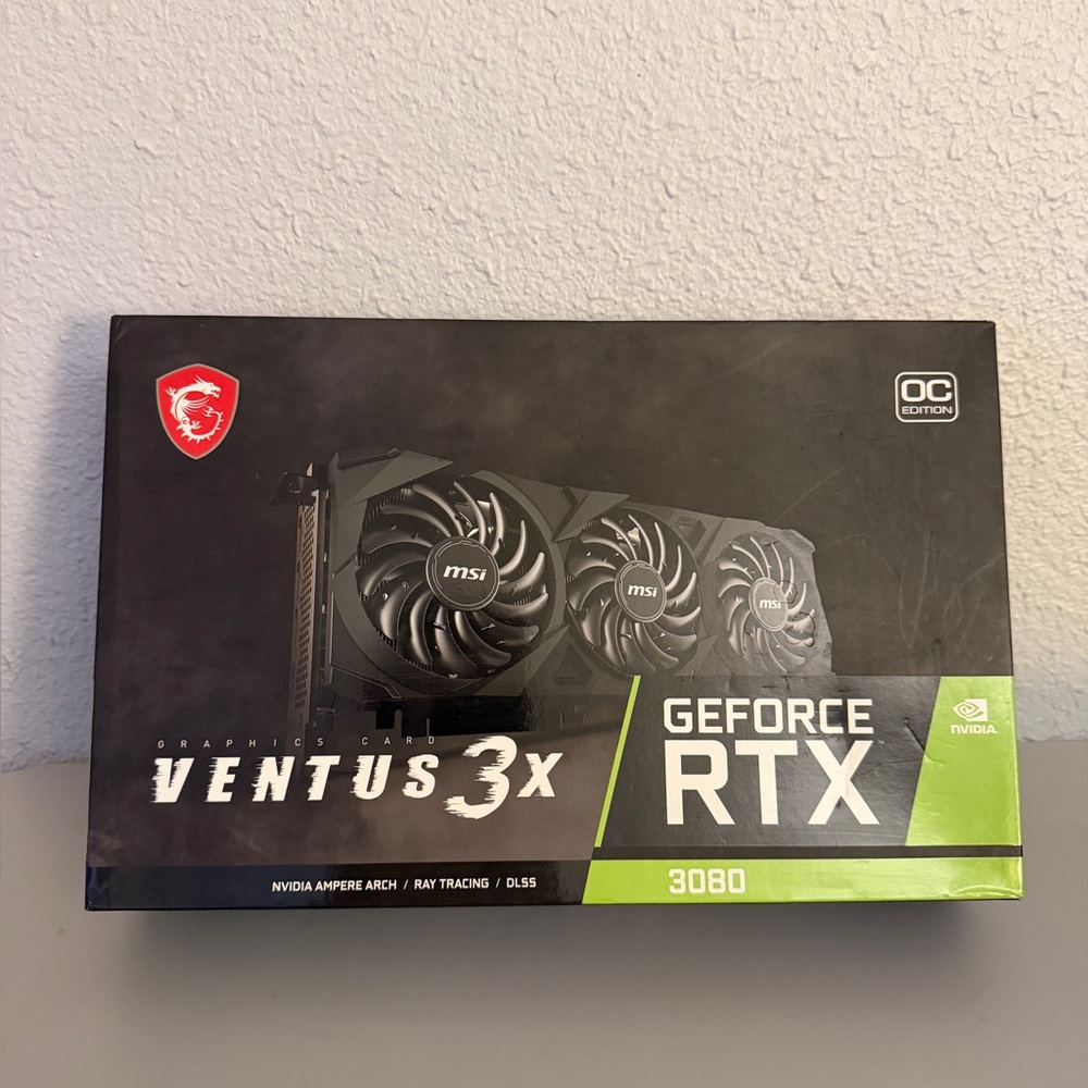 MSI GeForce RTX™3080 VENTUS 3X10G OC Graphics Card/Gigabyte P750GM+Power Supply - Picture 10 of 16